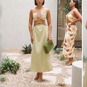 Sabo Skirt Rue Dress Size Small Light Green NWT